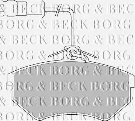BBP1146 Borg&beck pastillas de freno delanteras