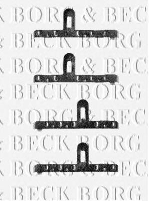 BBK1184 Borg&beck juego de reparación, pastillas de frenos