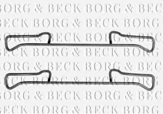 BBK1178 Borg&beck juego de reparación, pastillas de frenos