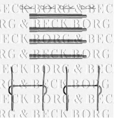 BBK1120 Borg&beck juego de reparación, frenos traseros