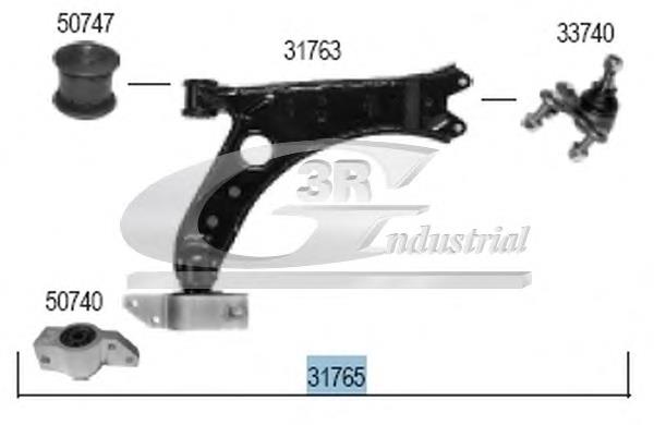 31765 3RG barra oscilante, suspensión de ruedas delantera, inferior derecha