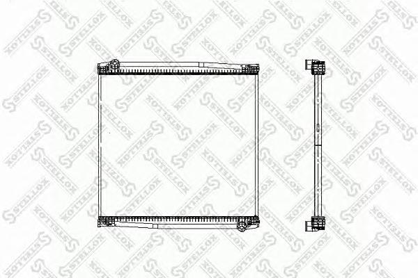 8103314SX Stellox radiador refrigeración del motor