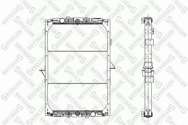 8103317SX Stellox radiador refrigeración del motor