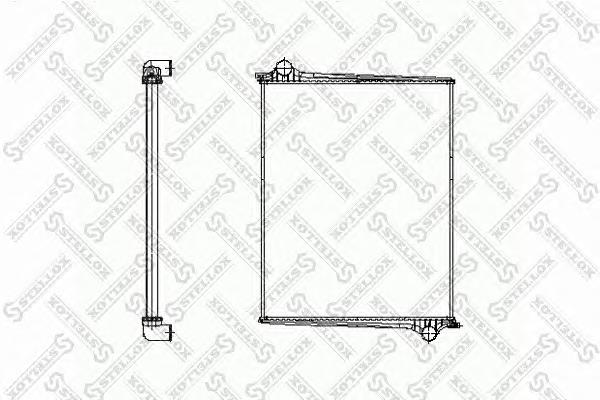 8103326SX Stellox radiador refrigeración del motor