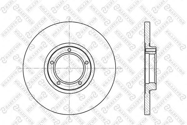 60202523SX Stellox freno de disco delantero