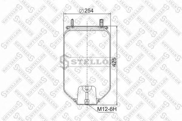 90-41560-SX Stellox muelle neumático, suspensión