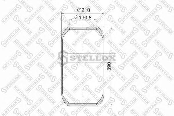 9009440SX Stellox muelle neumático, suspensión