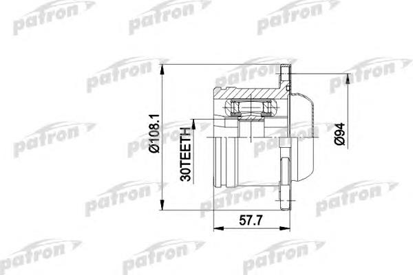 PCV5010 Patron junta homocinética interior delantera