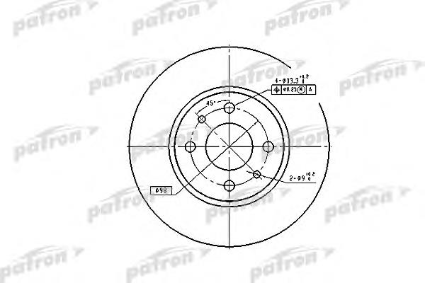 PBD1790 Patron disco de freno trasero