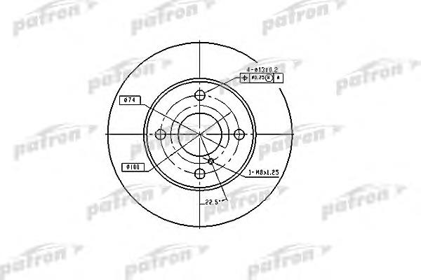 PBD2719 Patron freno de disco delantero