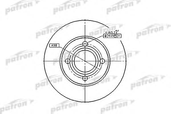 PBD1521 Patron freno de disco delantero