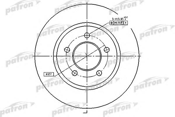 Disco de freno delantero DI930 Japan Parts