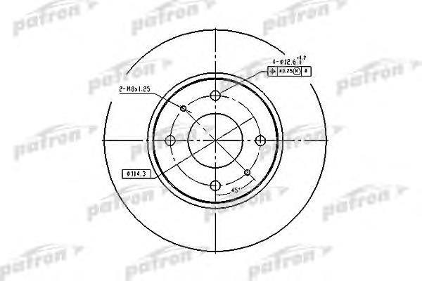 PBD4054 Patron freno de disco delantero