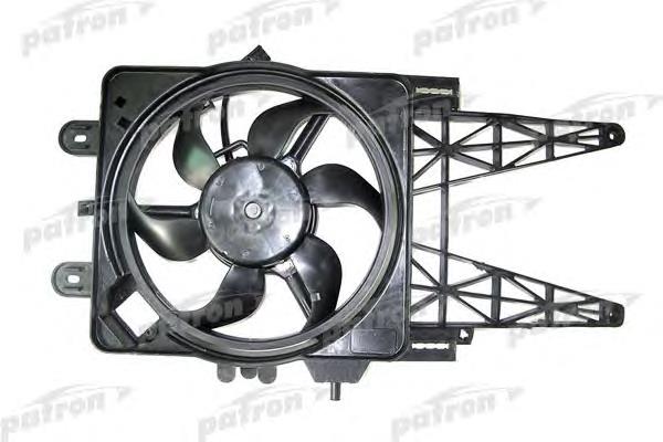 PFN090 Patron difusor de radiador, ventilador de refrigeración, condensador del aire acondicionado, completo con motor y rodete