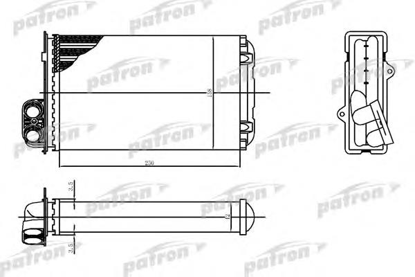 PRS2064 Patron radiador de calefacción