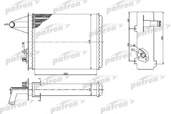 PRS2093 Patron radiador de calefacción