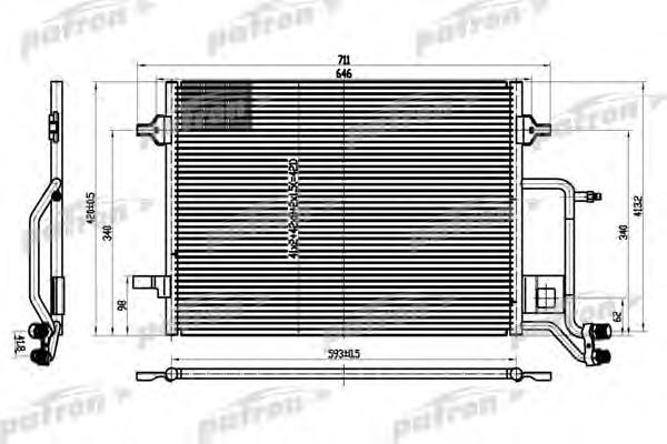 PRS1101 Patron condensador aire acondicionado