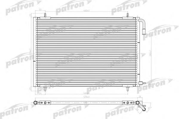 PRS3634 Patron condensador aire acondicionado