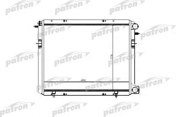 PRS3199 Patron radiador refrigeración del motor