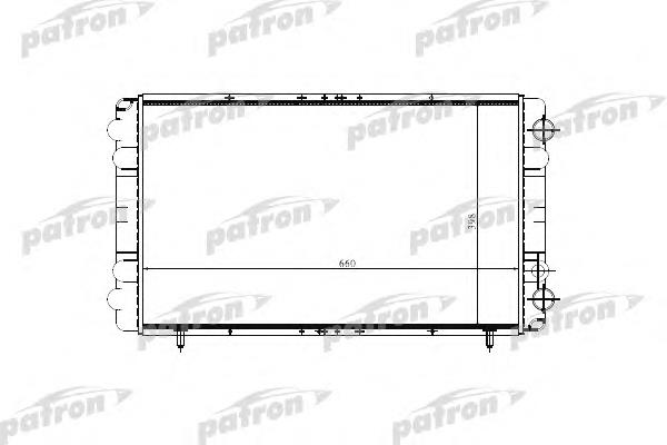 PRS3200 Patron radiador refrigeración del motor