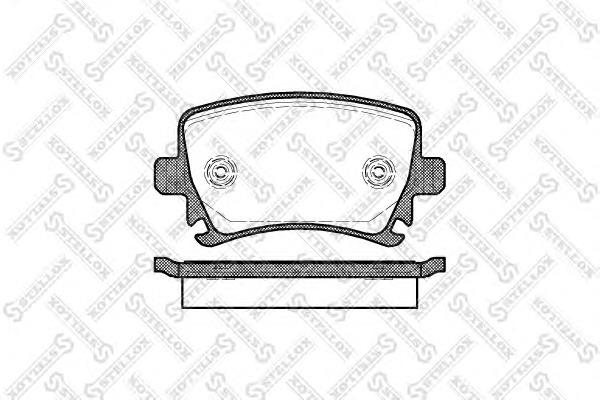 1042000BSX Stellox Pastillas freno traseras