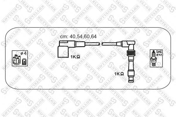 1038128SX Stellox juego de cables de encendido