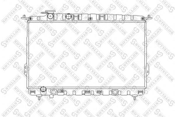 1025344SX Stellox radiador refrigeración del motor