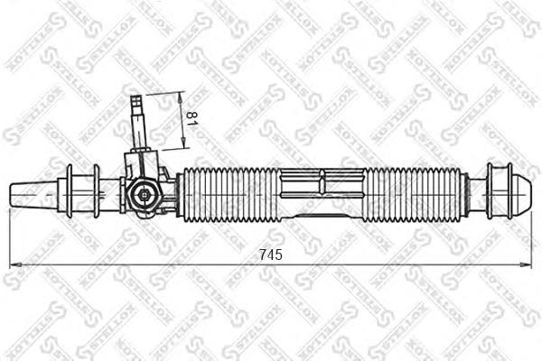 0035020SX Stellox cremallera de dirección