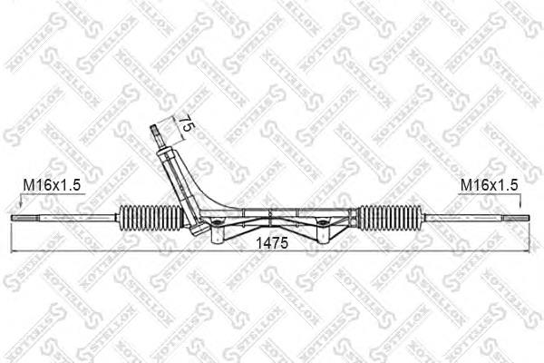 0035014SX Stellox cremallera de dirección