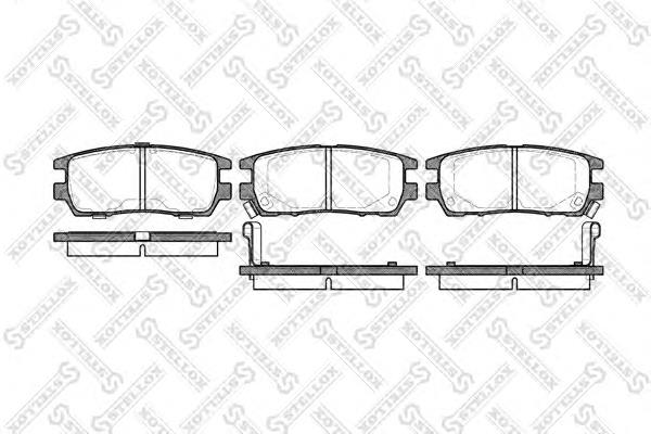 416002B-SX Stellox pastillas de freno delanteras