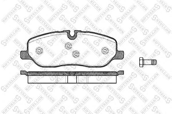 1169000SX Stellox pastillas de freno delanteras