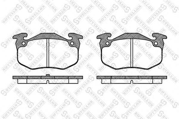 155050-SX Stellox pastillas de freno traseras