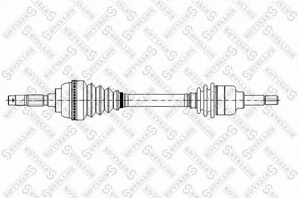 1581035SX Stellox árbol de transmisión delantero izquierdo