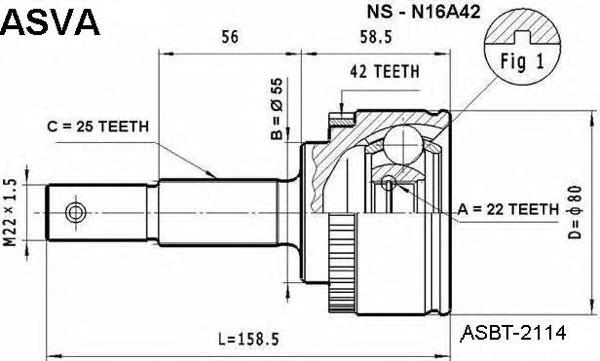 NSN16A42 Asva