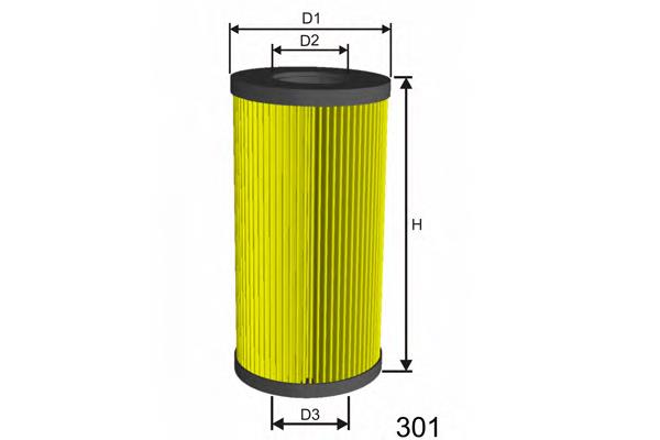 L124 Misfat filtro de aceite