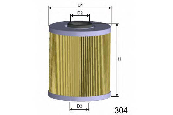 L587 Misfat filtro de aceite