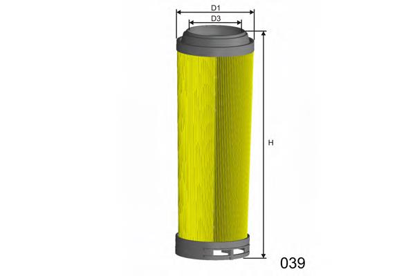 R434 Misfat filtro de aire