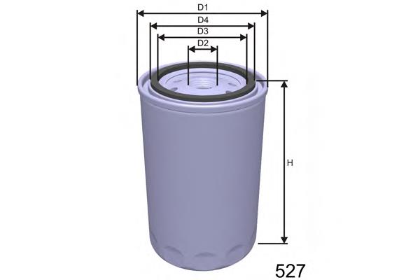 Z471 Misfat filtro de aceite