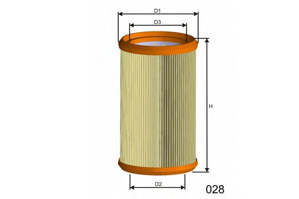 R341 Misfat filtro de aire