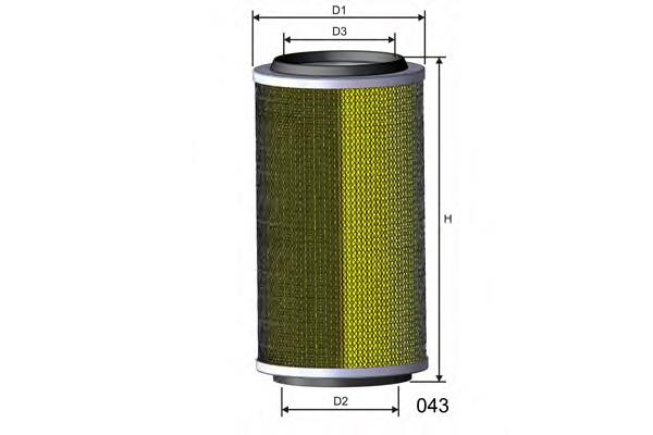 RM877 Misfat filtro de aire