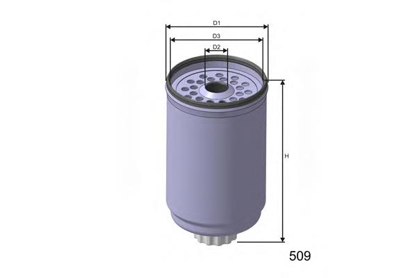 M371 Misfat filtro de combustible