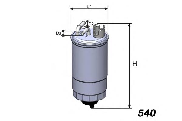 M276 Misfat filtro de combustible