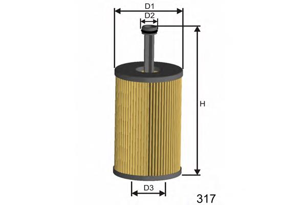 LM559 Misfat filtro de aceite