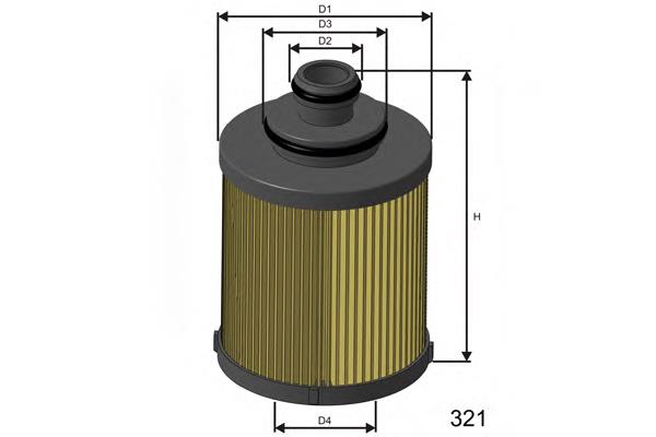 L114 Misfat filtro de aceite