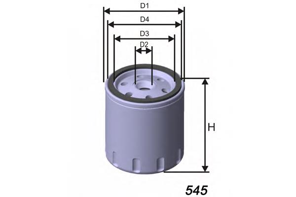 Z169 Misfat filtro de aceite