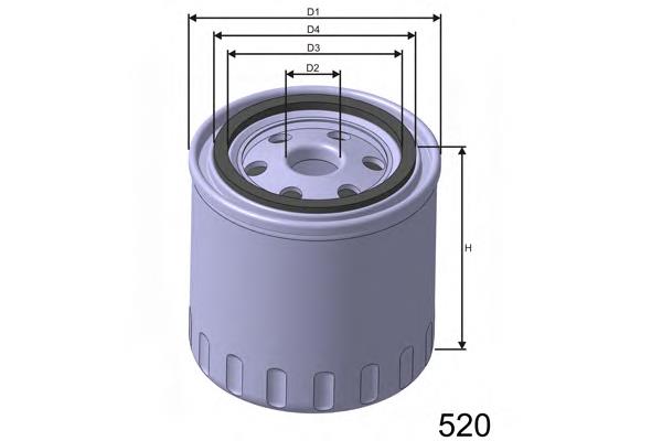 Z112A Misfat filtro hidráulico