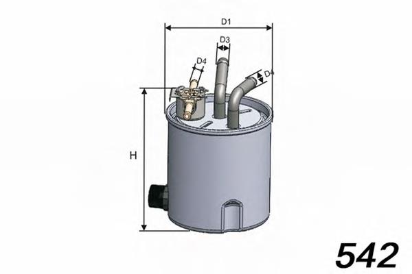 M330 Misfat filtro combustible