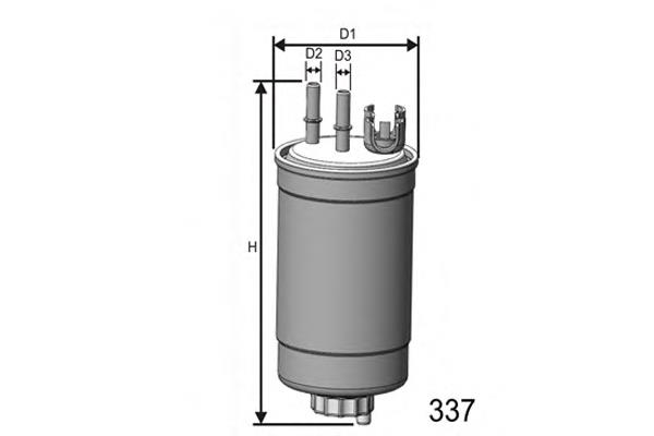 M409 Misfat filtro de combustible