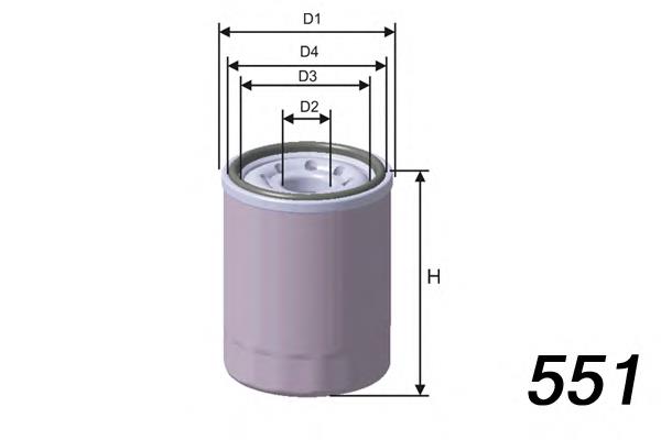 Z651 Misfat filtro de aceite
