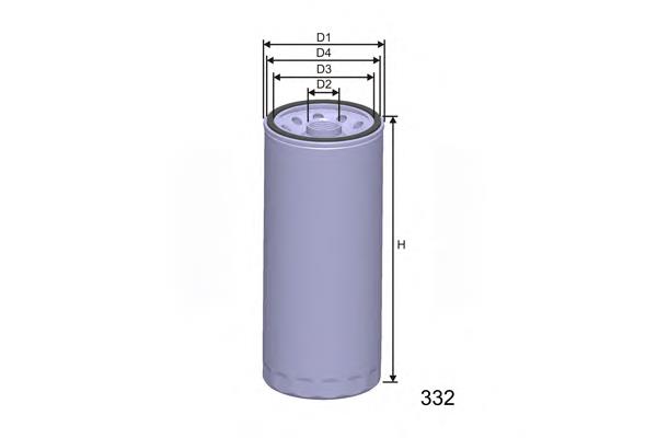M342 Misfat filtro de combustible